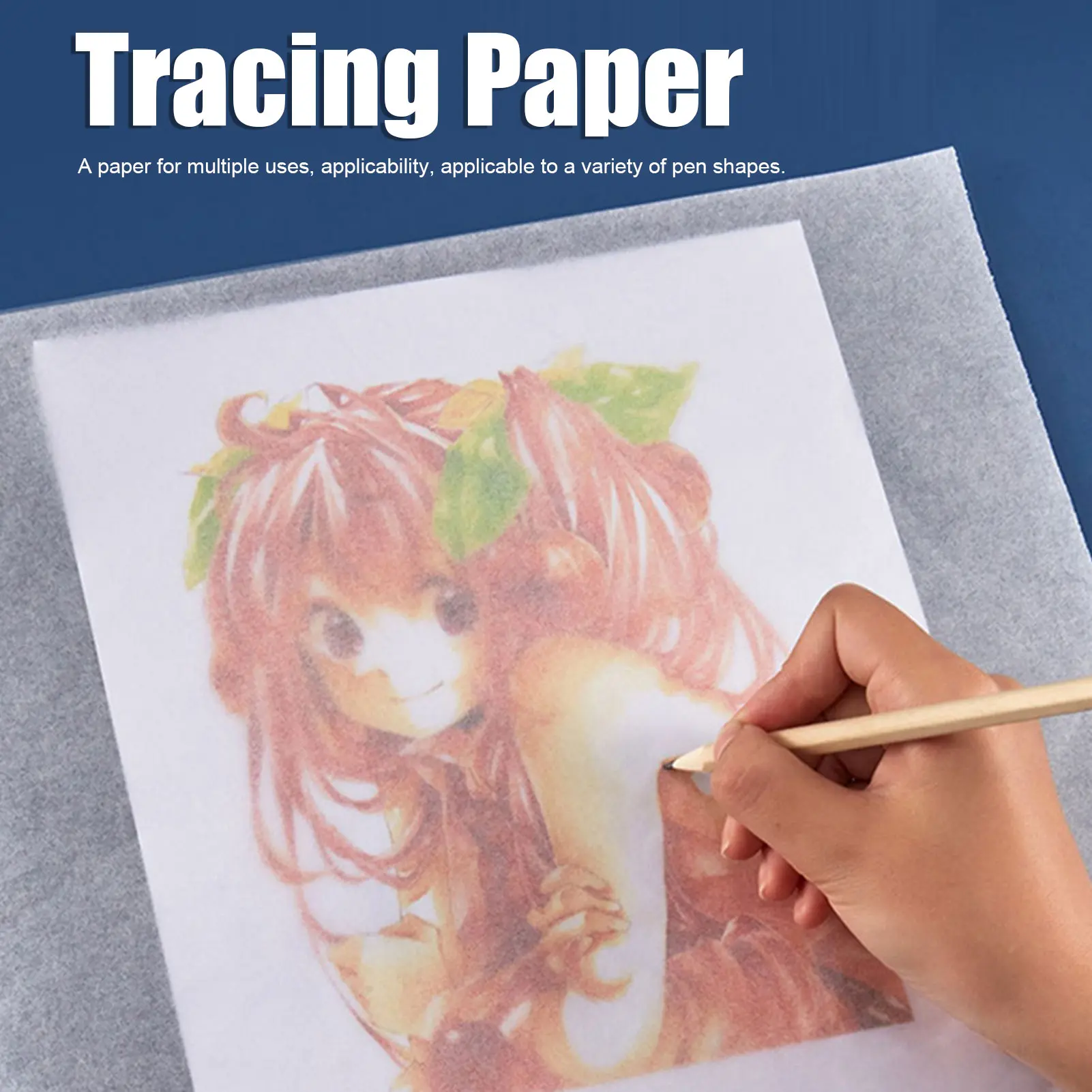 Pattern Paper Tracing Paper Roll White High Transparency Pattern Paper for Sewing Dressmaking Sketch Drafting Tracing Paper Roll