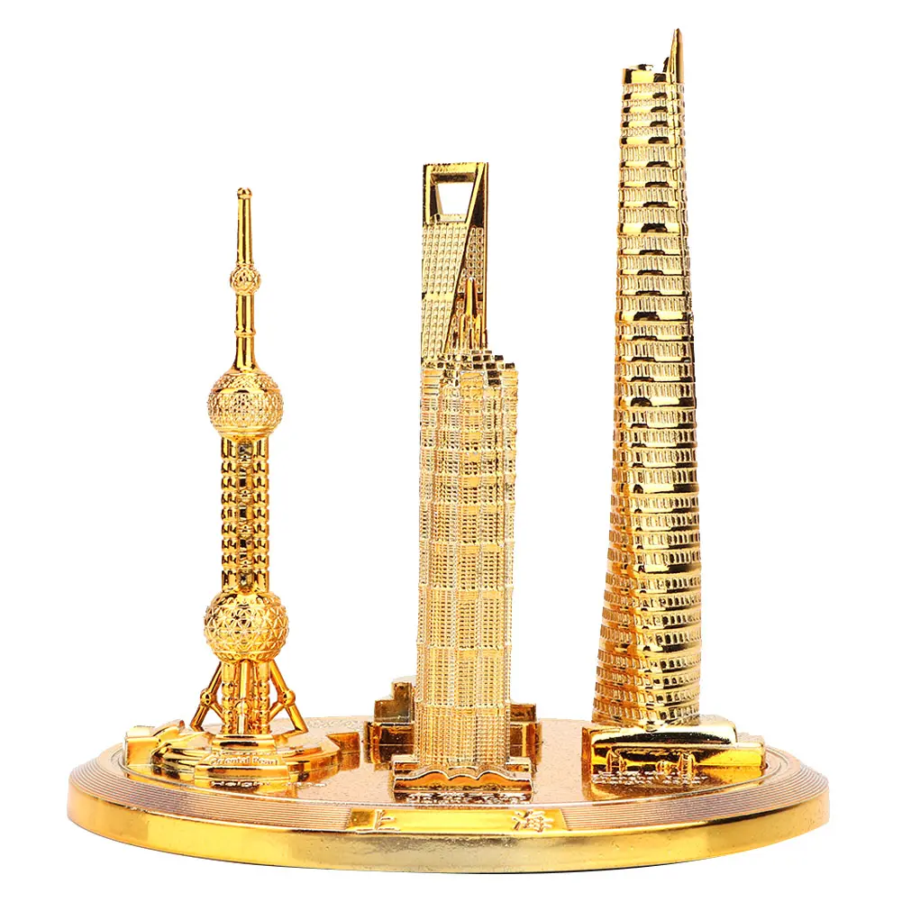 Shanghai Financial Center Model Shanghai Building Collection Model Oriental Pearl Tower Global Financial Center Souvenir