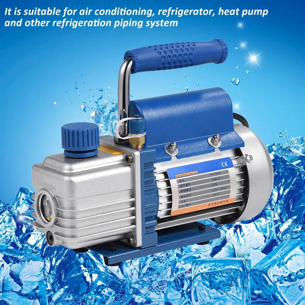 Air Conditioning Vacuum Pump Air Vacuum Pump FY-1h N 150W Mini Portable Air Vacuum Pump for Air Conditioning Refrigerator