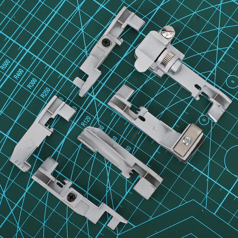 Presser Foot Set for SINGER 14U 14CG754 14SH654 Household Multi‑Function Overlock Machine Overlock Machine Presser Foot