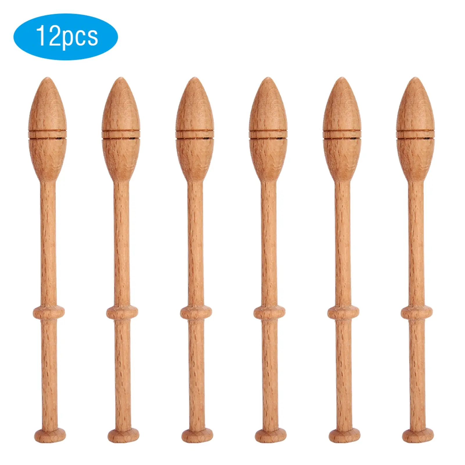 Lace Bobbin Wooden Antique Vintage French  Craft Turned Wood Weaving Tools Lace Bobbin Wooden Sewing Lace Robbin