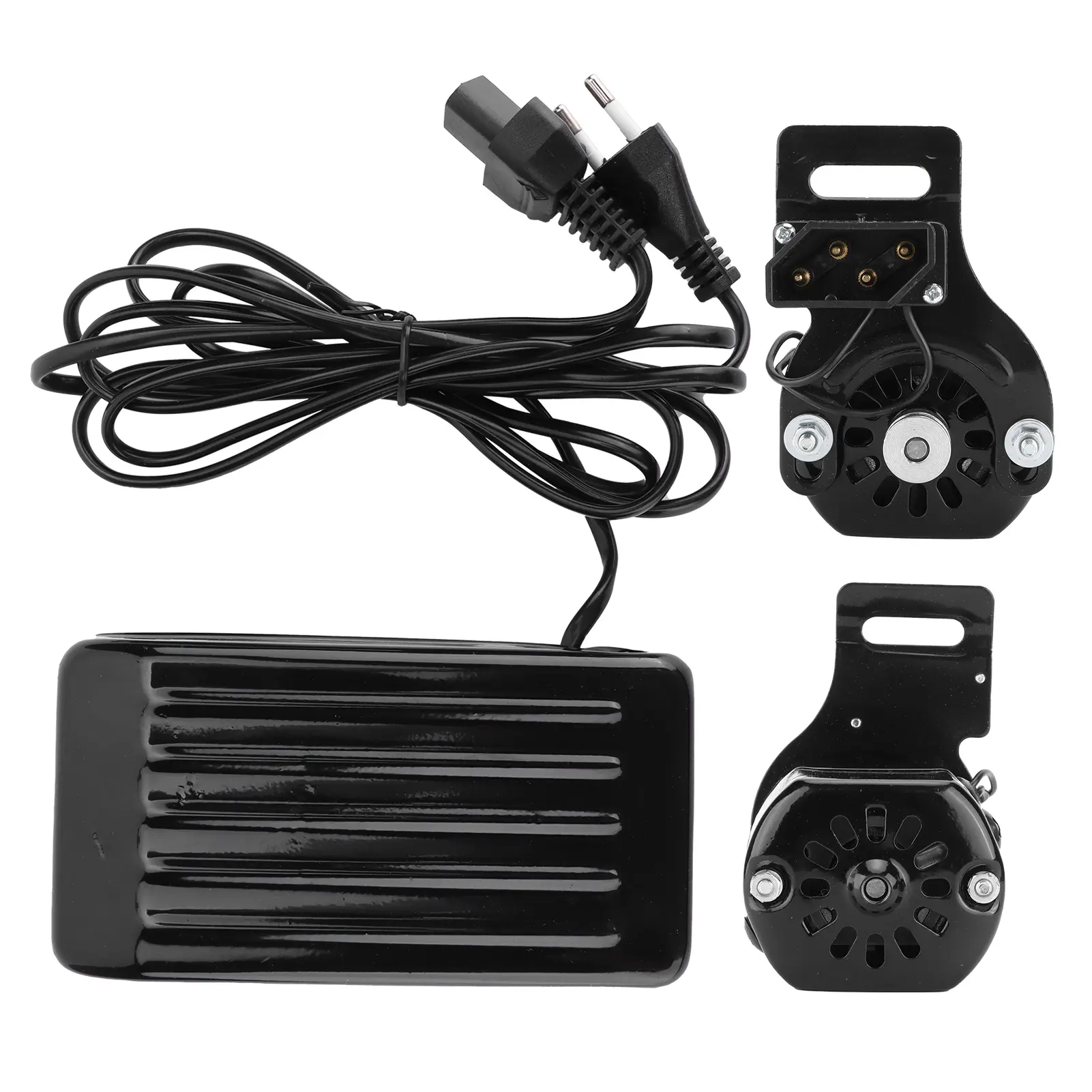 Home Sewing Machine Motor Sewing Machine Motor Kit Household with Foot Pedal Control Belt 180W EU Plug 220V Sewing Machine Motor