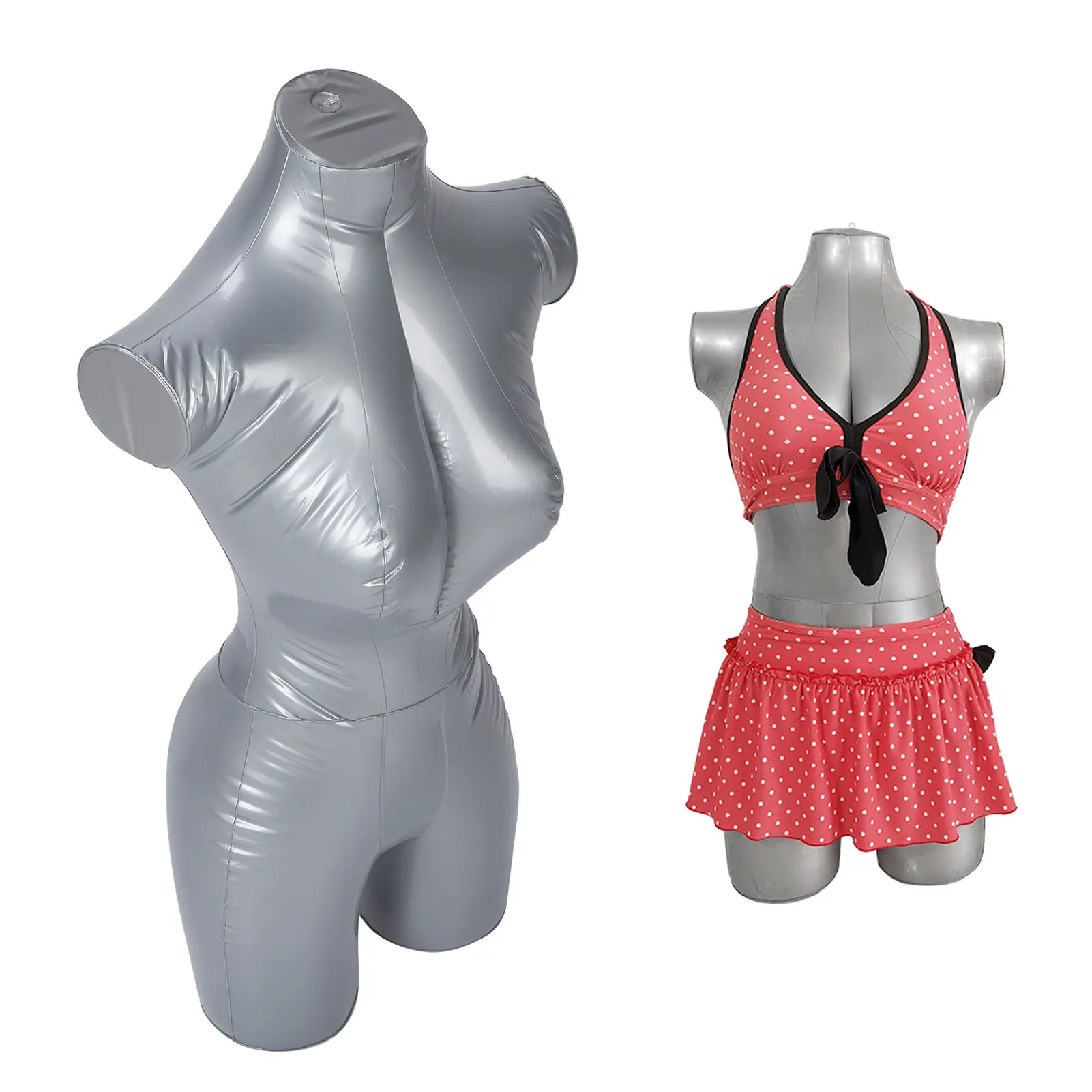 Female Inflatable Mannequins Model Upper Body Clothing Window Display Rack for Clothing Display Female Inflatable Mannequins
