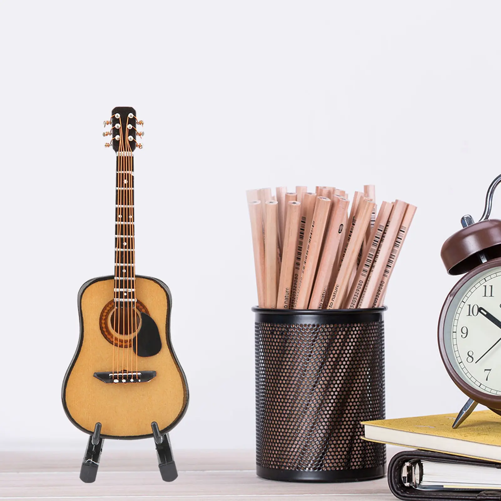 Guitar Model Decor  Guitar Display Miniature Wooden Guitar Model Display  Ornaments Craft Home Decor  Guitar Model