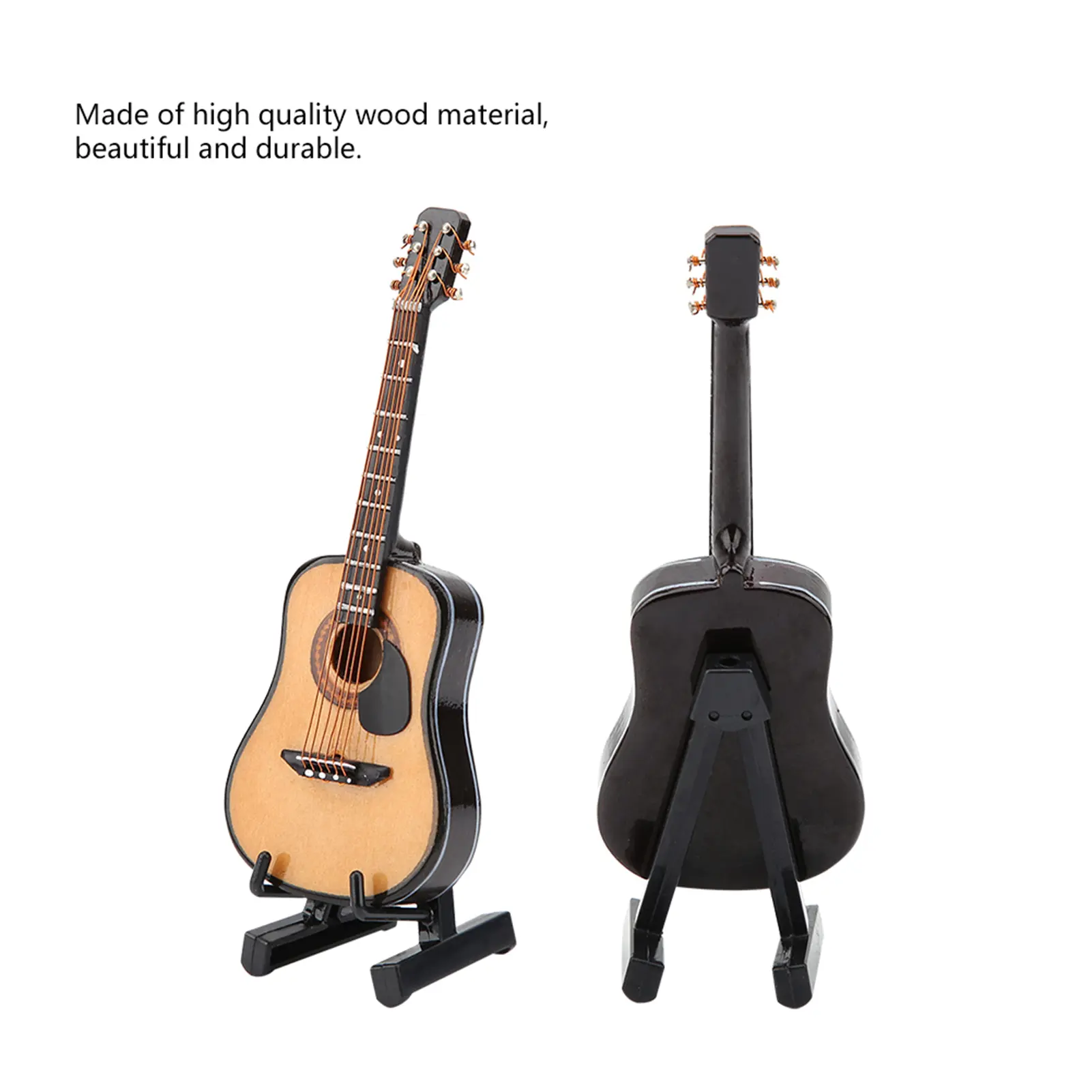 Guitar Model Decor  Guitar Display Miniature Wooden Guitar Model Display  Ornaments Craft Home Decor  Guitar Model