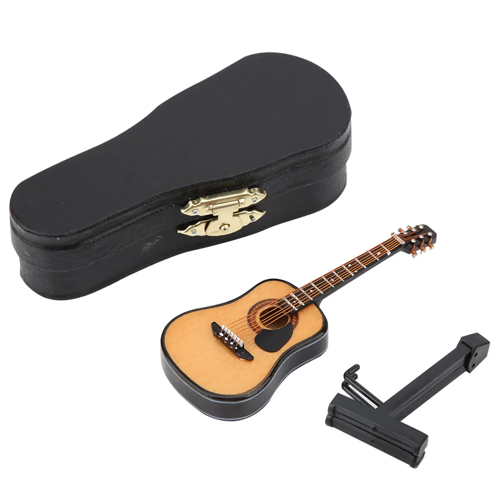 Guitar Model Decor  Guitar Display Miniature Wooden Guitar Model Display  Ornaments Craft Home Decor  Guitar Model