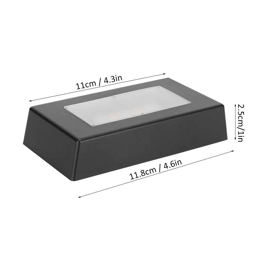 LED Display Base Color Changing Light Stand with USB Cable for 3D Crystal Statues Jewelry Colorful Display Base LED Display Base