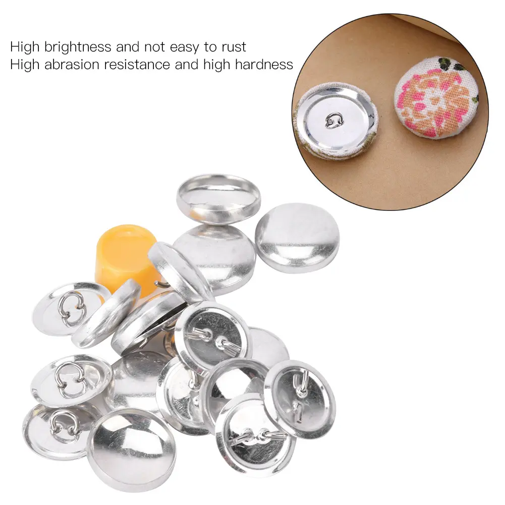 Cloth Bag Cover Buttons Kit Round Button Base  Handmade Crafts Buckle Making Tools Cover Buttons Assembly Tool Cover Buttons