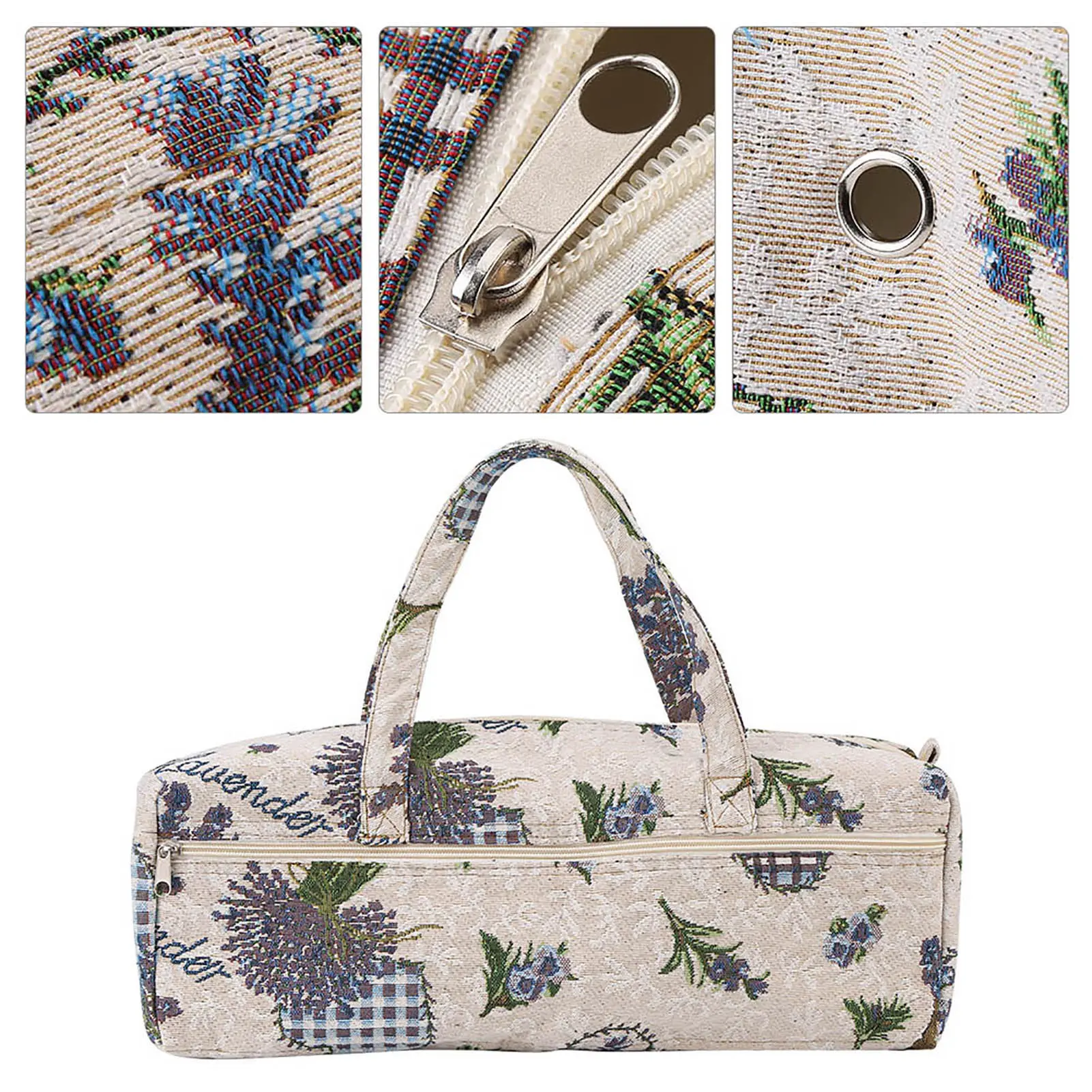 Household Fabric Crafts Knitting Needles Storage Sweater Woven Organizer Bag Handmake Bag Knitting Needles Storage Sweater Bag