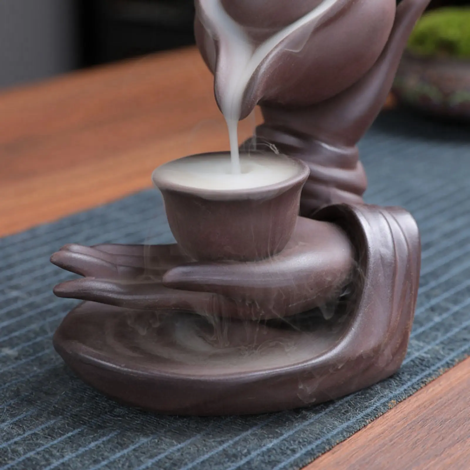 Decorative Craft Waterfall Incense  Waterfall Incense  Innovative Smoke Backflow Incense Holder Table Decoration