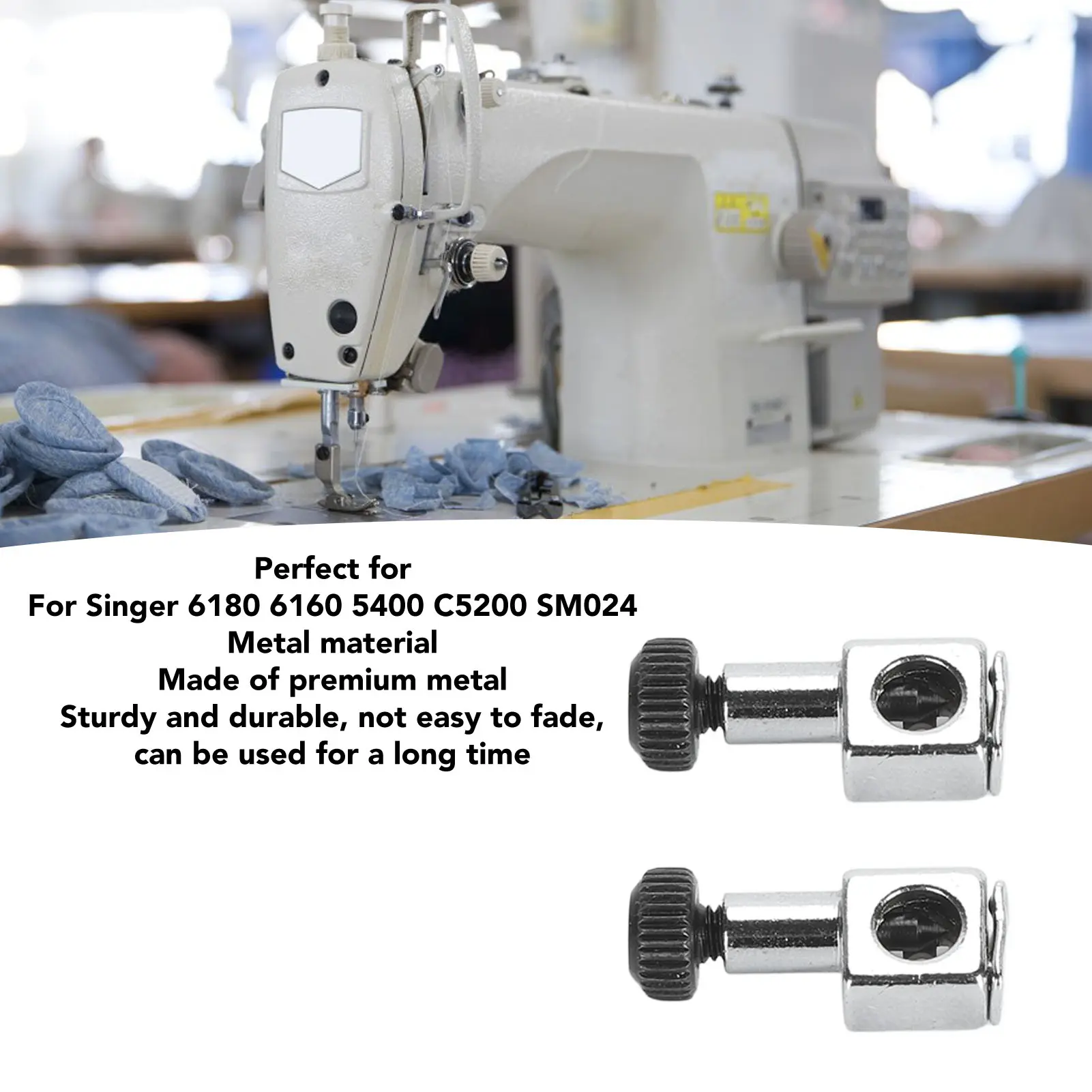 Sewing Machine Needle Clamp Fine Machined Professional Sewing Machine Needle Clip High Strength Rustproof for C5200 SM024