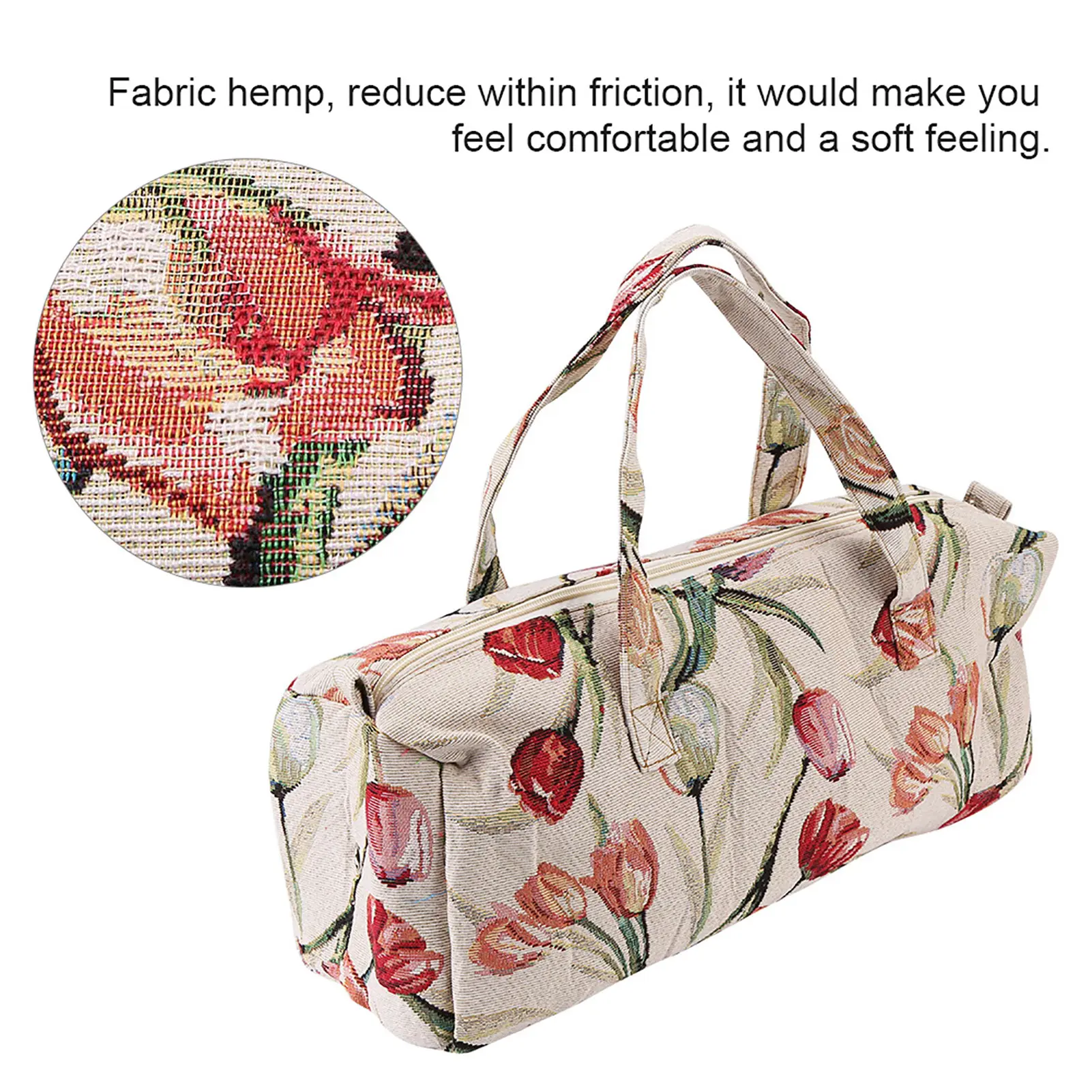 Household Fabric Crafts Knitting Needles Storage Sweater Woven Organizer Bag Handmake Bag Knitting Needles Storage Sweater Bag