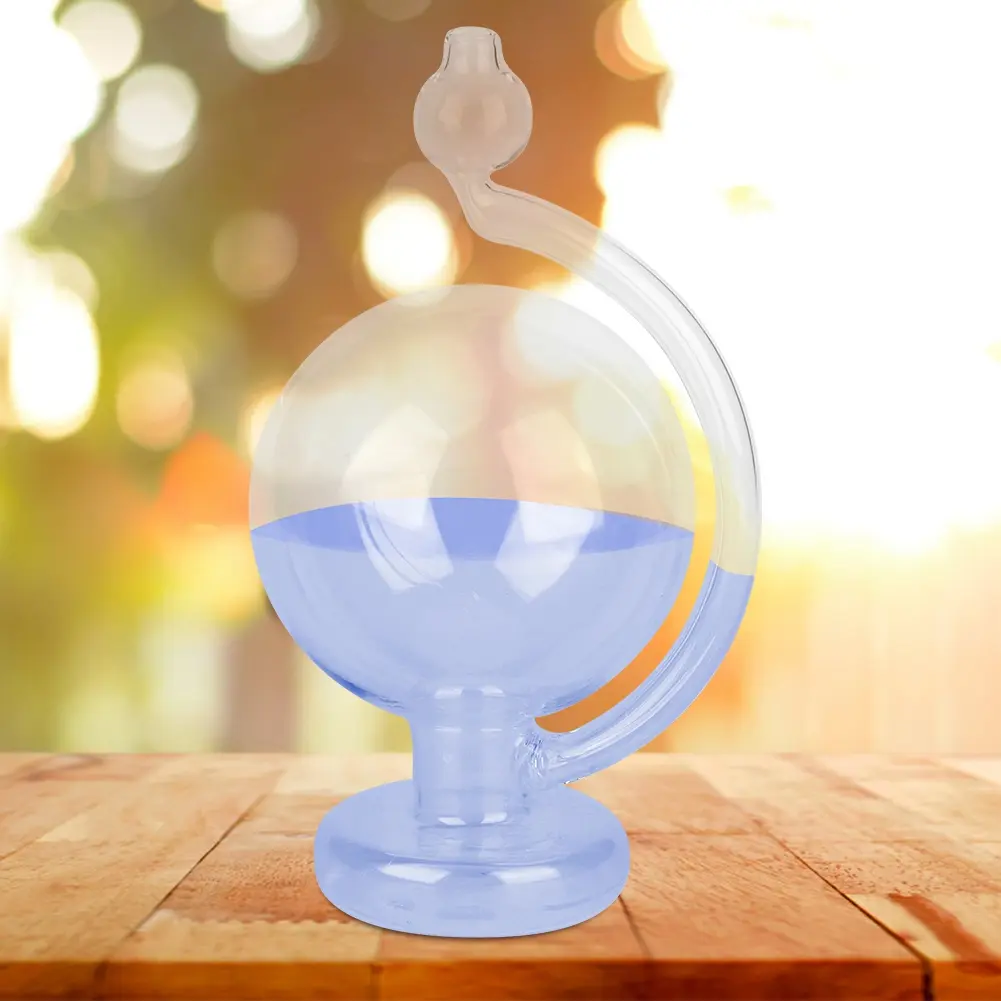 Weather Forecast Bottle Weather Glass Innovative Weather Forecast Glass Bottle Weather Predictor Barometer Home Decoration Blue