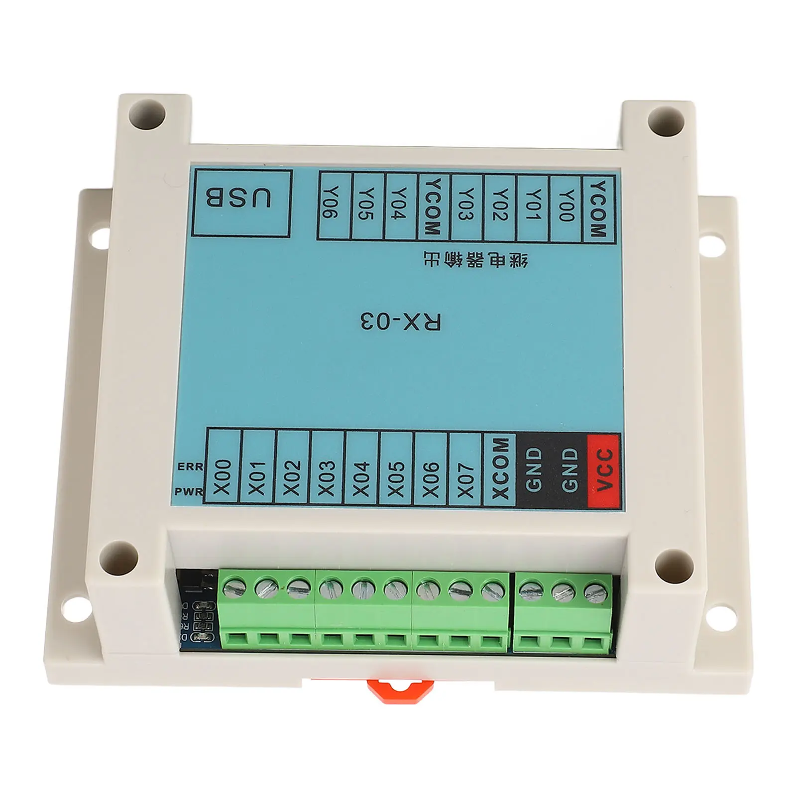 Programmable Logic Controller 8 Input 7 Output Computer Phone Programming Industrial Control Board 12‑24V PLC Programmable PLC
