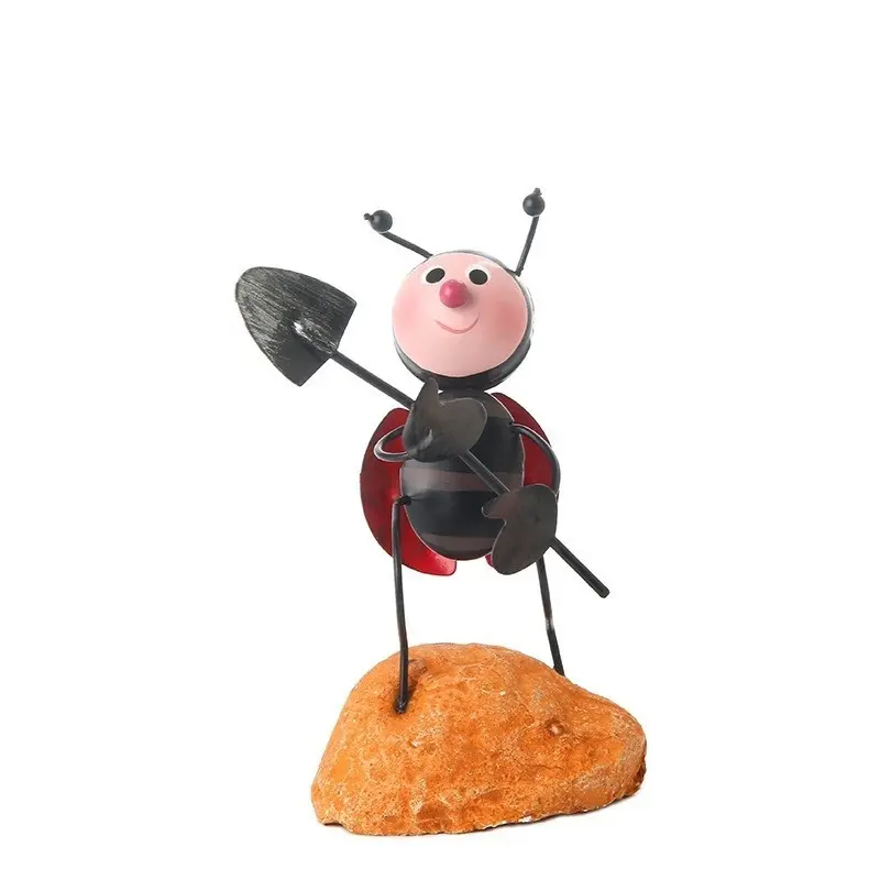 Little Ladybug Creative Department Healing Small Ornaments Living Room Computer Desktop TV Cabinet Modern Home Garden Decoration