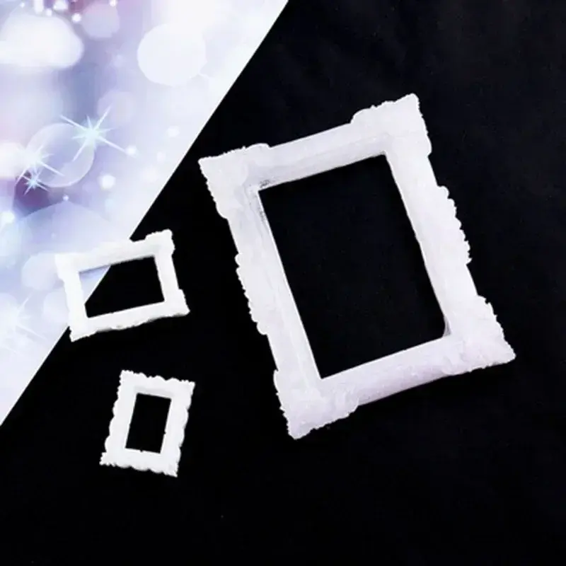 Handmade Creative Frame Set Jewelry Box DIY Crystal Epoxy Resin Mold Silicone Storage Box Mold Jewelry Making Tools Accessories