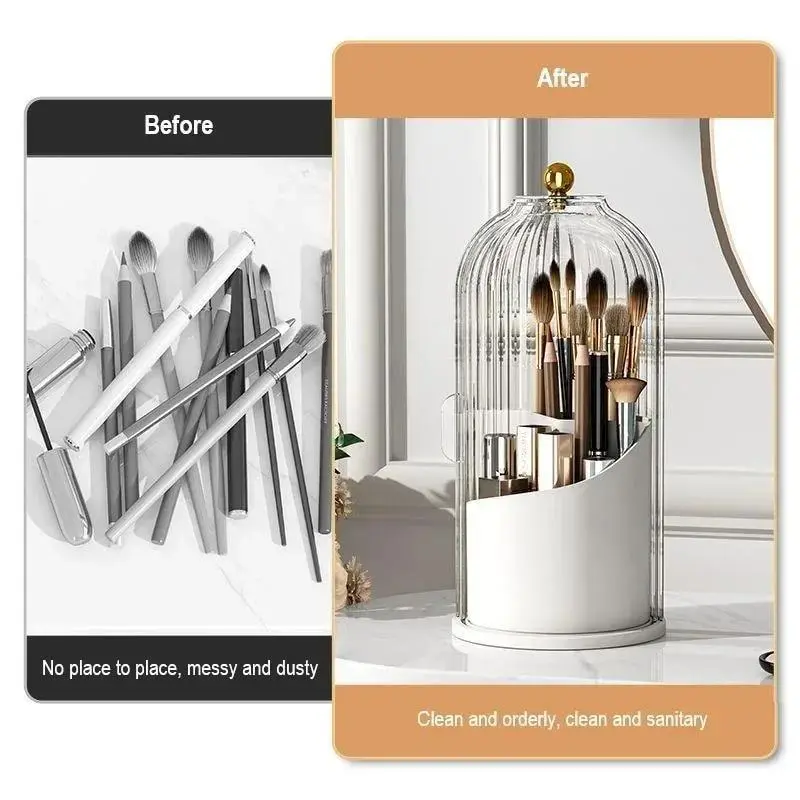 Practical Concise Design Makeup Box Suitable Lady Organizer Cosmetic Storage Box Useful Eyebrow Pencil Storage Box Jewelry Boxes