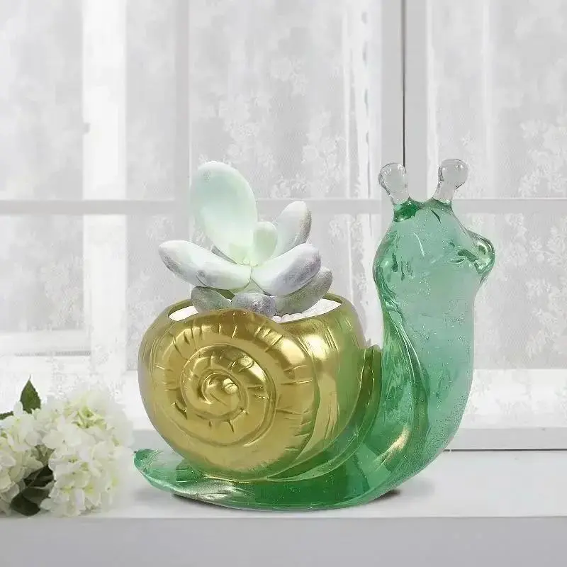 2025 Hot Sale New Lovely Animals Design Crystal Silicone Mold Creative Handmade Diy Snail Shape Mould Resin Plaster Mold