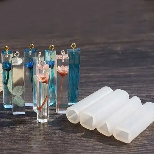 Silicone Mould DIY Resin Casting Jewelry Pendant Mold Handmake Crafts Making