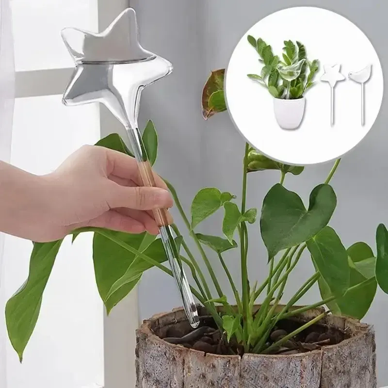 1pc Automatic Watering Flower Plants Indoor Gardening Household Plastic Waterering Cute Animal Shape Auto Drip Irrigation System