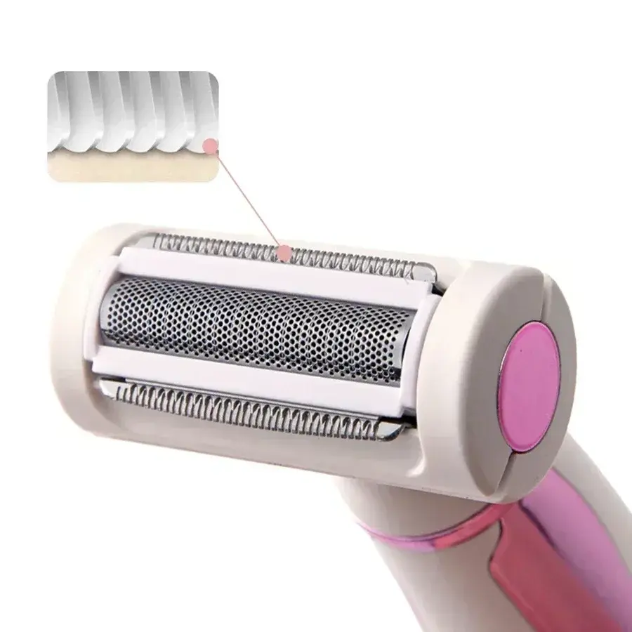 4 in 1 Women Body Hair Removal Women Shaver Underarm Hair Leg Hair Pubic Hair Sensitive Area Hair Razor Trimmer Women Epilator