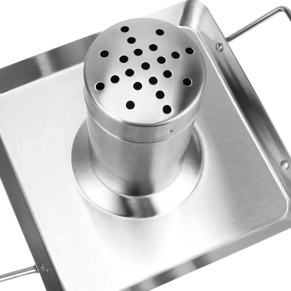 Nonstick Outdoor BBQ Tool Stainless Steel Roast Chicken Pan Beer Roast Chicken Pan Barbecue Roasting Detachable Grilled Holder