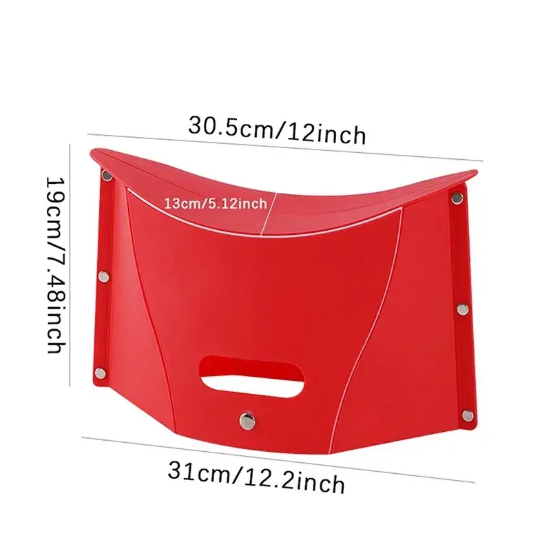 Lightweight Plastic Portable Folding Stool Outdoor Chairs Portable Stool for Camping Storage Stool Storage Stool Folding Chair