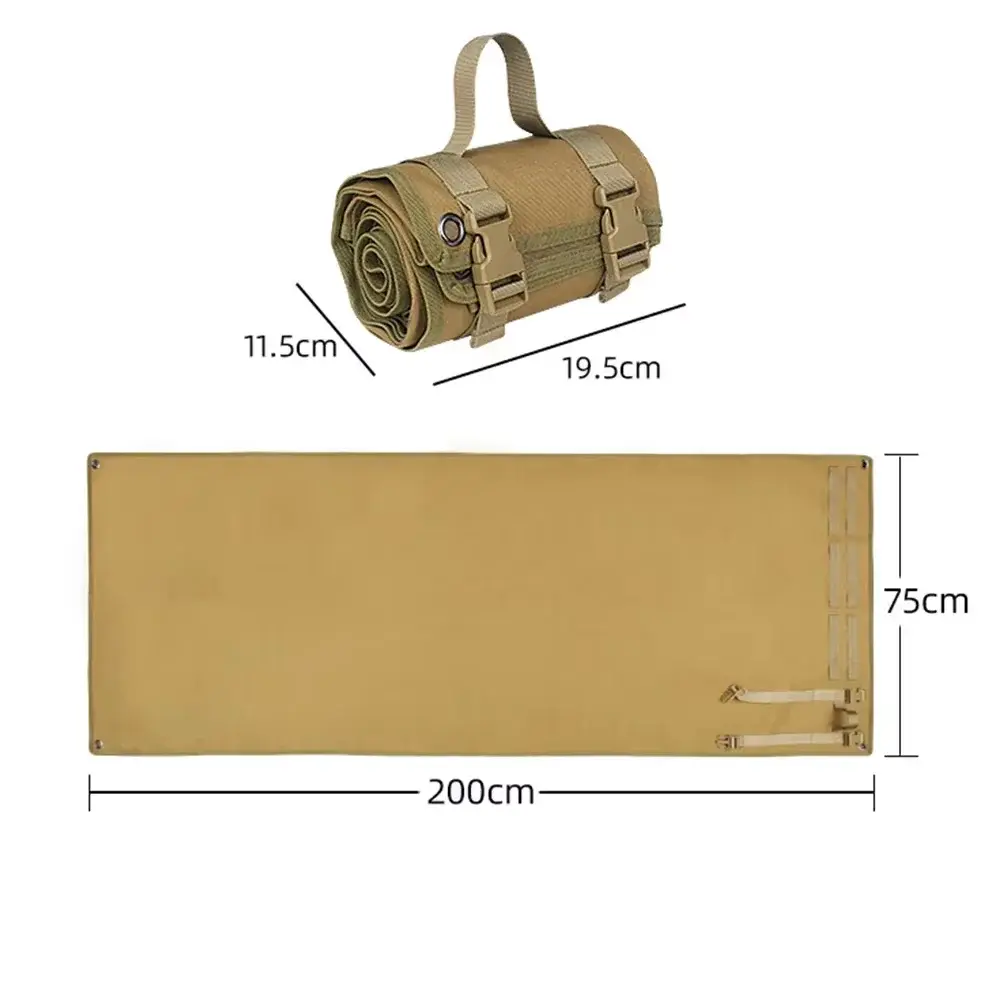 Outdoor Non-slip Shooting Training Mat Double-sided Waterproof Portable Multifunction Camping Pad Tactical Shooting Training Mat