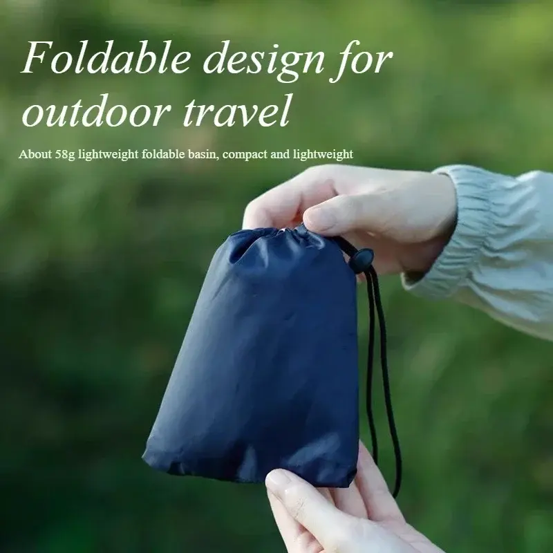 Portable Collapsible Sink 8.5L - Foldable Travel Basin for Outdoor,Camping, Hiking, Feet Face Dishes, Lightweight & Compact