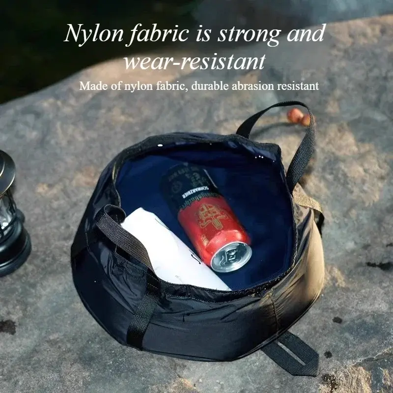 Portable Collapsible Sink 8.5L - Foldable Travel Basin for Outdoor,Camping, Hiking, Feet Face Dishes, Lightweight & Compact