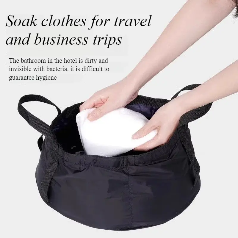 Portable Collapsible Sink 8.5L - Foldable Travel Basin for Outdoor,Camping, Hiking, Feet Face Dishes, Lightweight & Compact