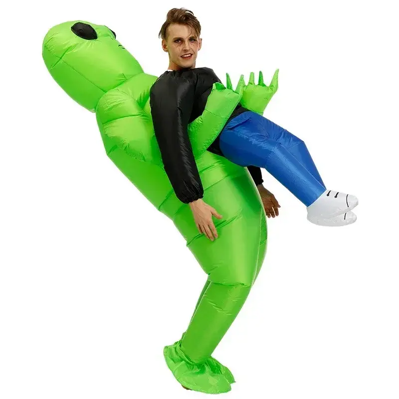 ET-Aliens Inflatable Costume Scary Monster Cosplay For Adult Kids Thanksgiving Christmas Party Festival Stage Children Clothing
