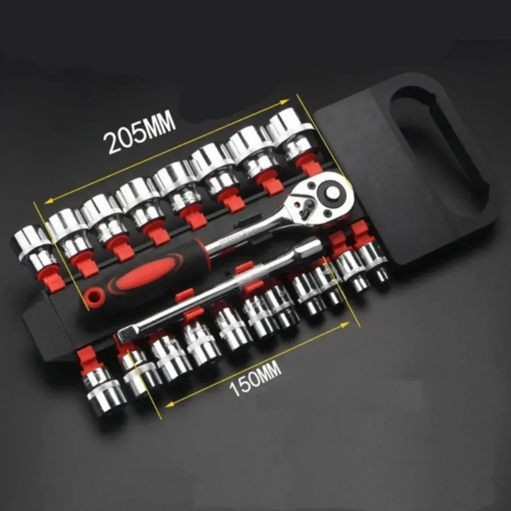 New 12 Pcs Set Upgrade Wrench Socket Set Hardware Car Boat Motorcycle Bicycle Repairing Tool