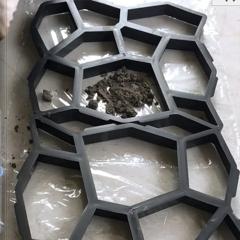 Garden Garden Paving Mold Floor Mold Walking Pavement Concrete Mold Paving Cement Brick Stone Road Floor Molding Machine Mold