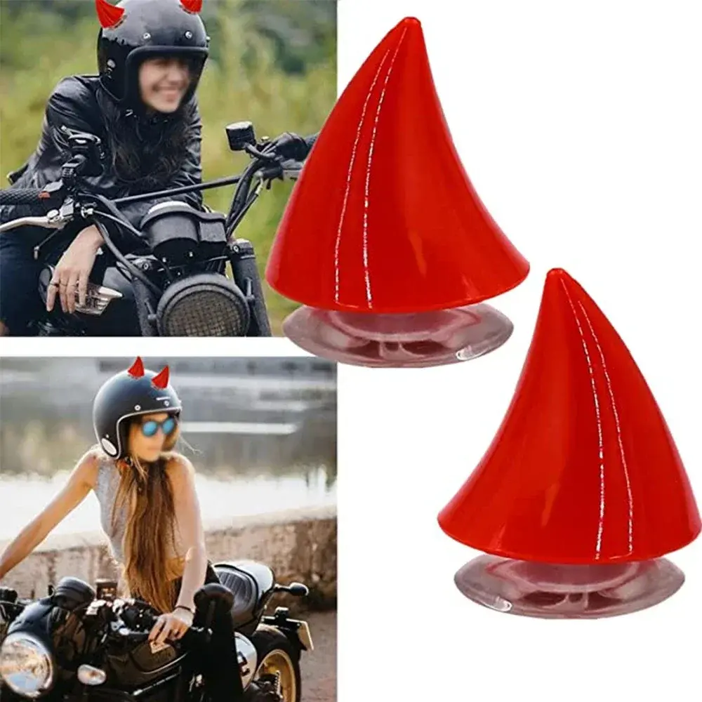 2pcs Universal Helmet Cat Ears Decoration Moto Electric Car Driving Styling Cute Cat Ears Stickers Decor Helmet Accessories