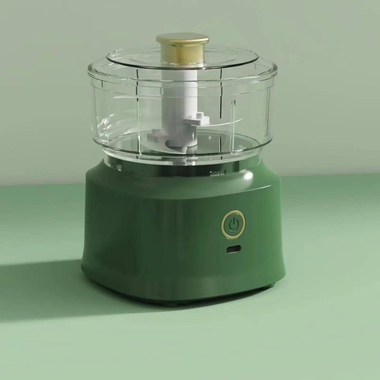 Mini Meat Grinder Electric Garlic Masher Multifunctional Kitchen Wireless Food Stir Shredder Baby Auxiliary Food Machine 350ml