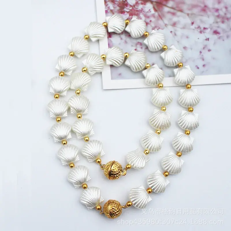 New Shell Rose Exquisite Window Screen Close Curtain Magnetic Curtain Buckle Non Perforated Adjustment Magnetic Curtain Strap