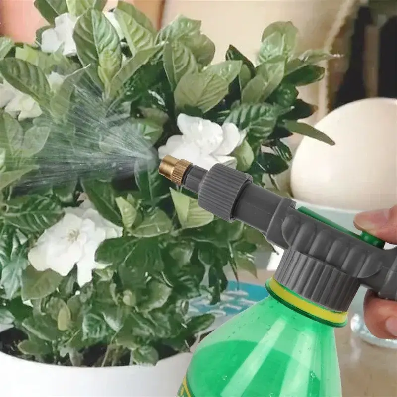 10/1pcs Manual Sprayer High Pressure Air Pump Gardening Flower Water Bottle Sprayer Adjustable Nozzle Gardening Watering Tool