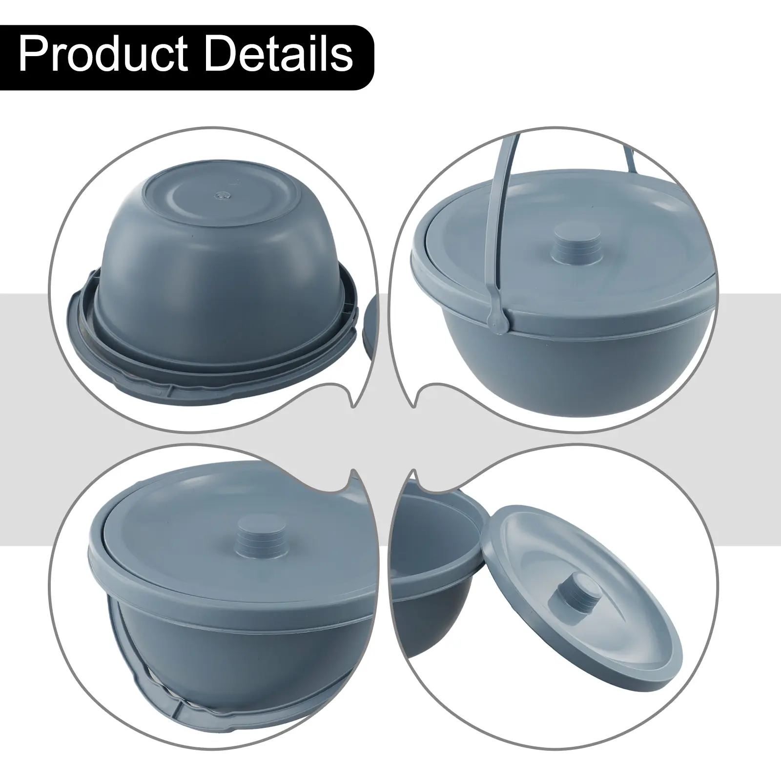 Chamber Pot Handle Spittoon With Handle Easy To Clean Fine Performance Long Service Time PVC Material Strong And Stable