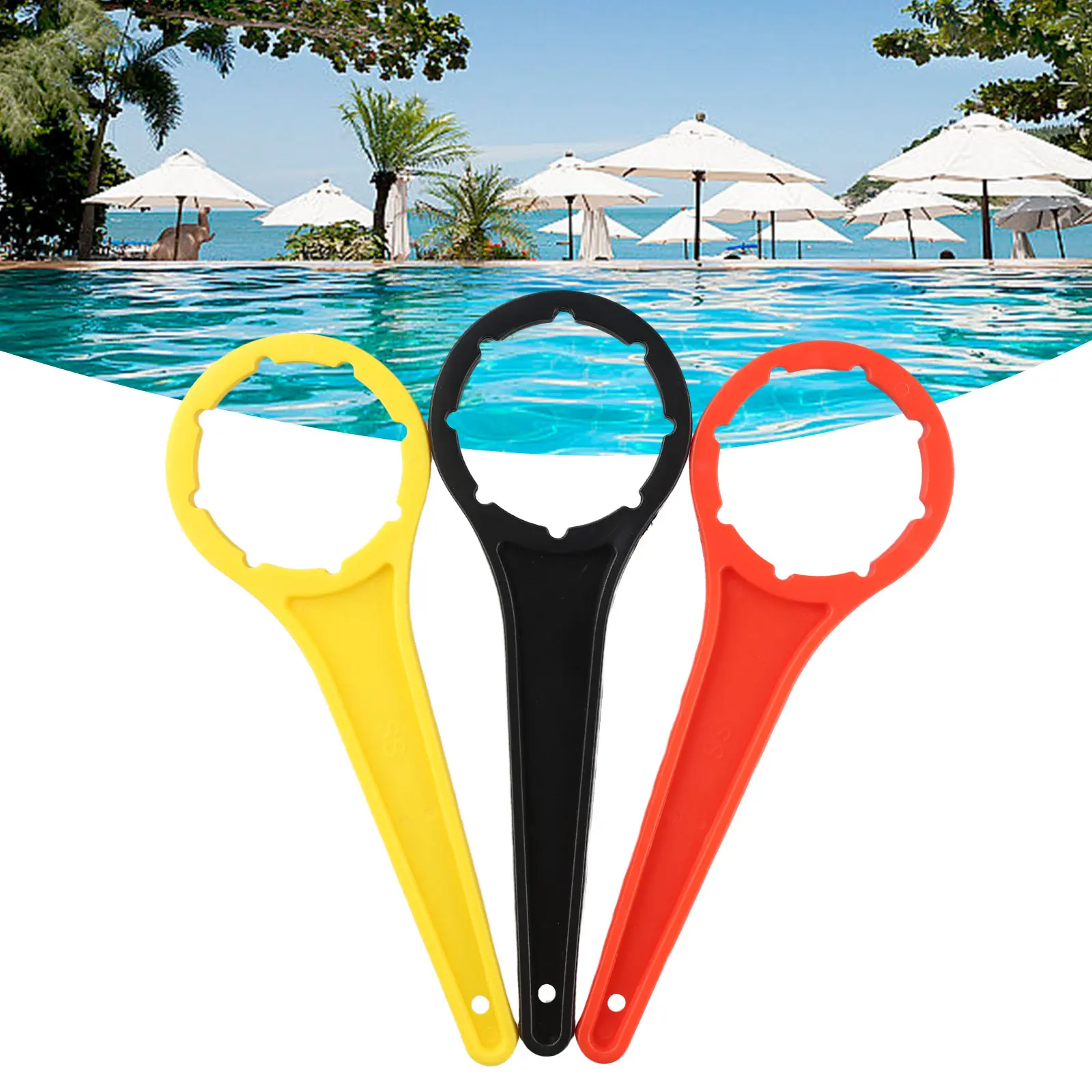 Plastic Drum Cap Spanner for 20L 30L Buckets Practical Tool to Open Drum and Avoid Broken Seals on Hard to Open Containers