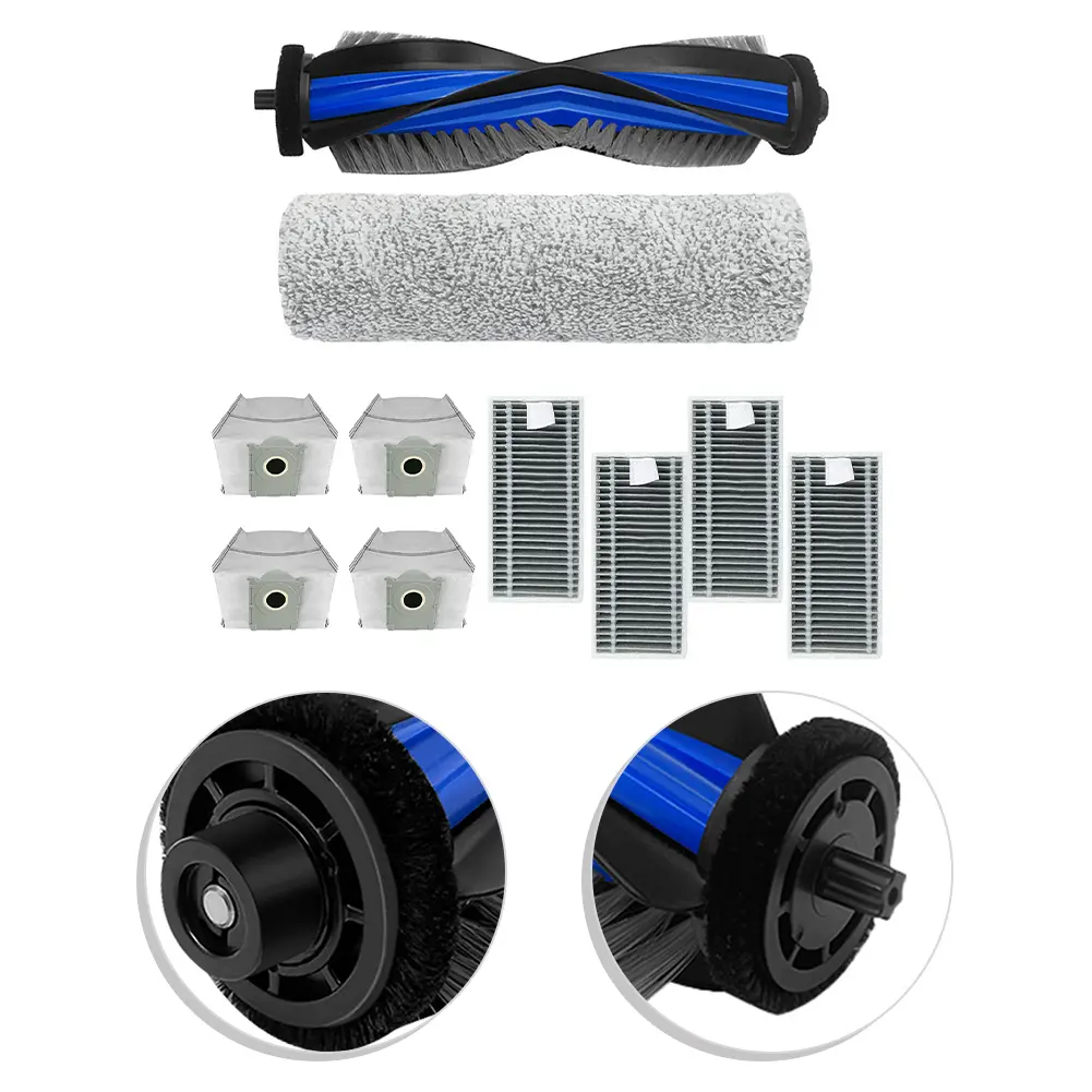 Home Cleaning Essentials Filter Dust Bags Efficient Vacuum Cleaner Accessory Main Roller Brush For Deebot X9 Pro
