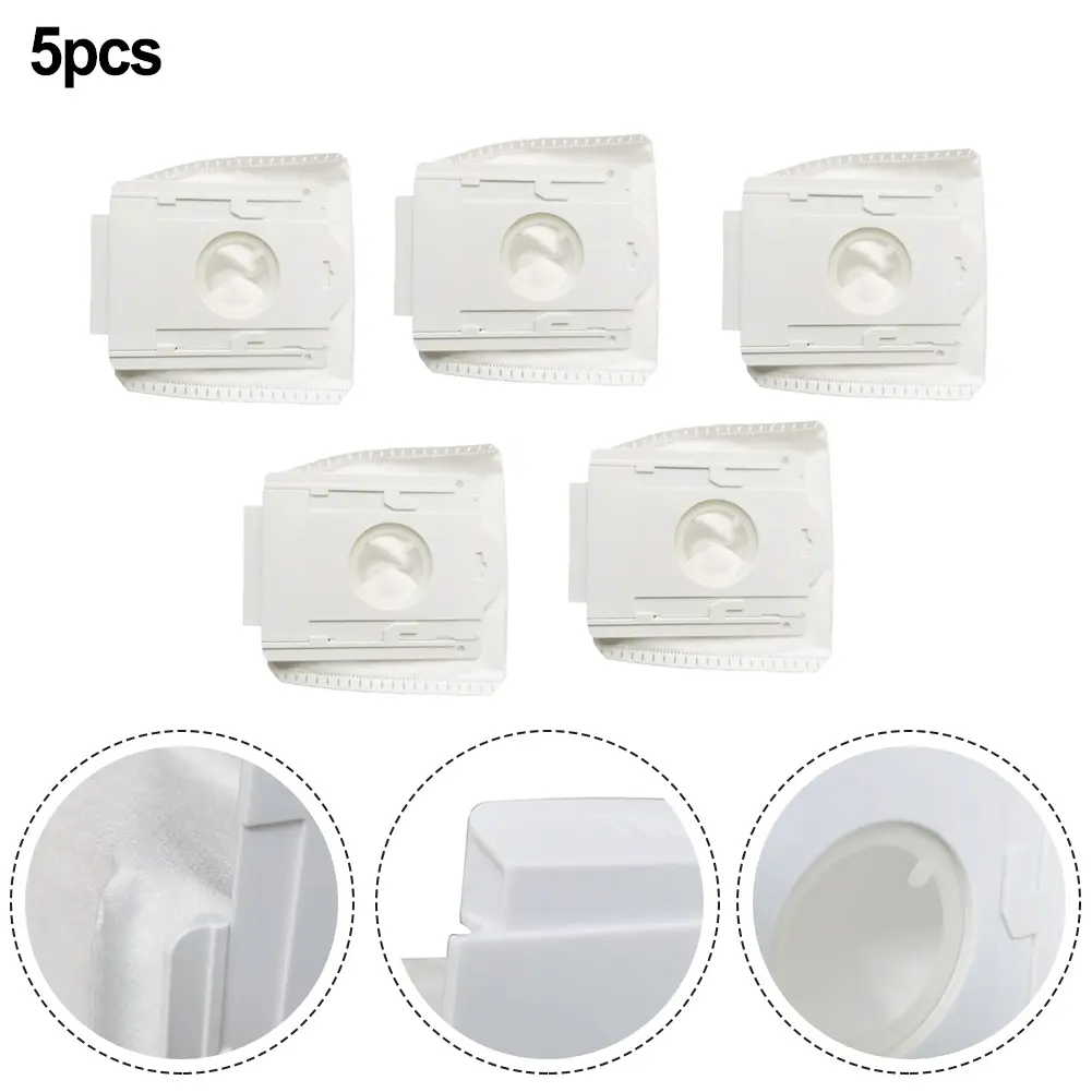 User Friendly and Practical Dust Bag Solution for Samsung VCASBT90EXAA VCASAE90BAA Robot Vacuum Cleaner 5 Pack