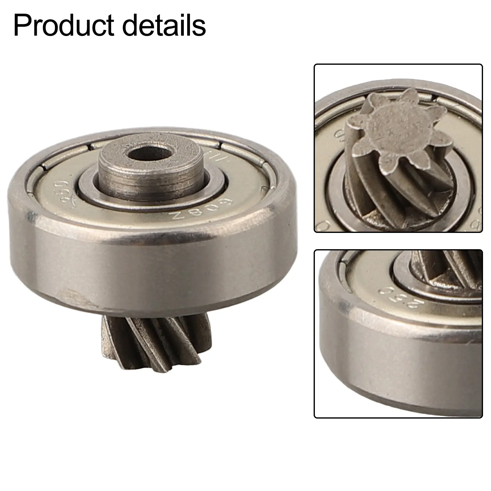 Replacement Gear Saw Motor Gear For Cutting Saw For Reciprocating Saw High Quality Material Silver Color Stable Performance