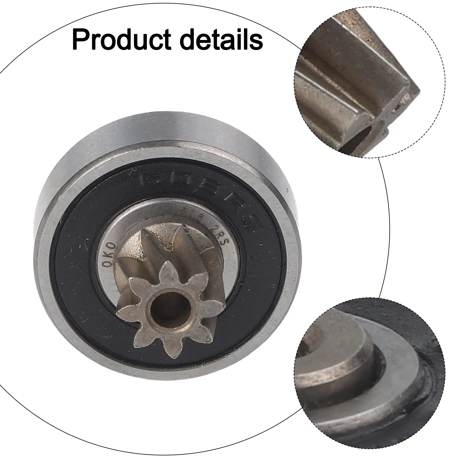 Replacement Gear Saw Motor Gear For Cutting Saw For Reciprocating Saw High Quality Material Silver Color Stable Performance