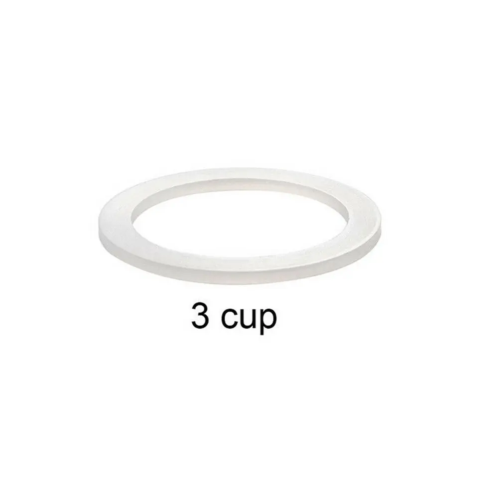 1pc Gasket Seal Replacement For Coffee Espresso Moka Stove Pot Top Silicone Rubber Parts Coffeeware Accessories