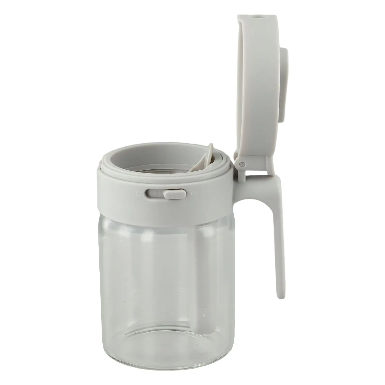 Compact Seasoning Storage Seasoning Box Kitchen Use Coffee Clear Glass Seasoning Jar Kitchen Organizer Easy Access