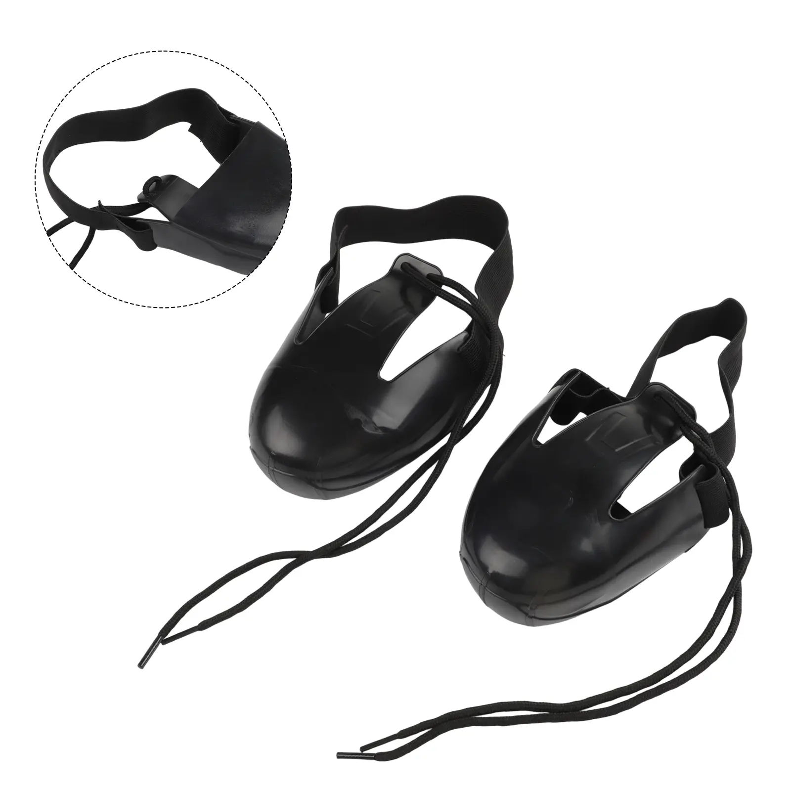 22*10*9 Cm Leather Work Shoe Covers Flexible Adjustment High-performance Leather Lightweight Construction Protective Toe Cap