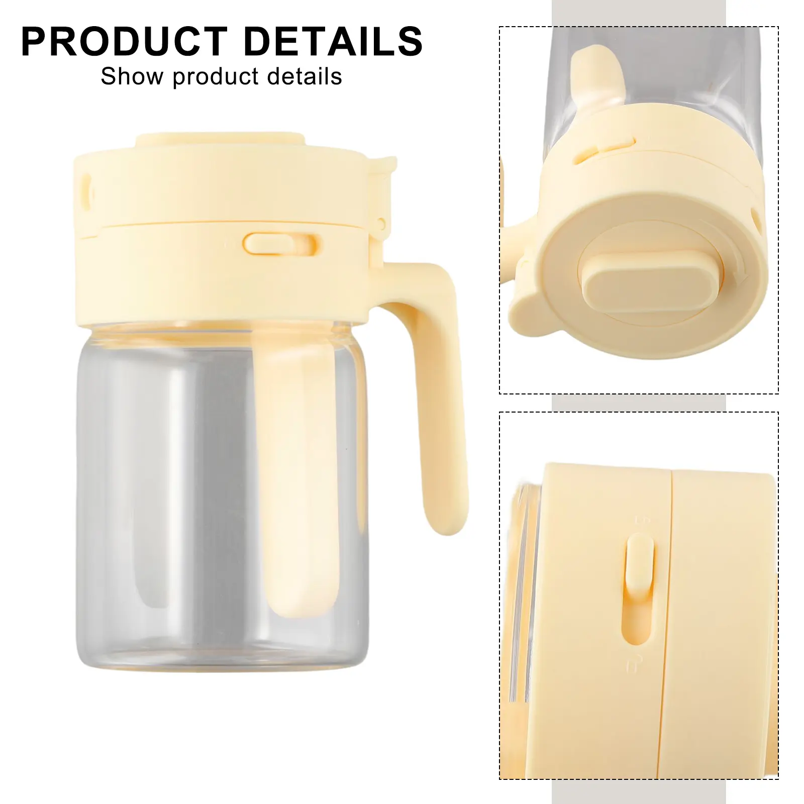 Compact Seasoning Storage Seasoning Box Kitchen Use Coffee Clear Glass Seasoning Jar Kitchen Organizer Easy Access
