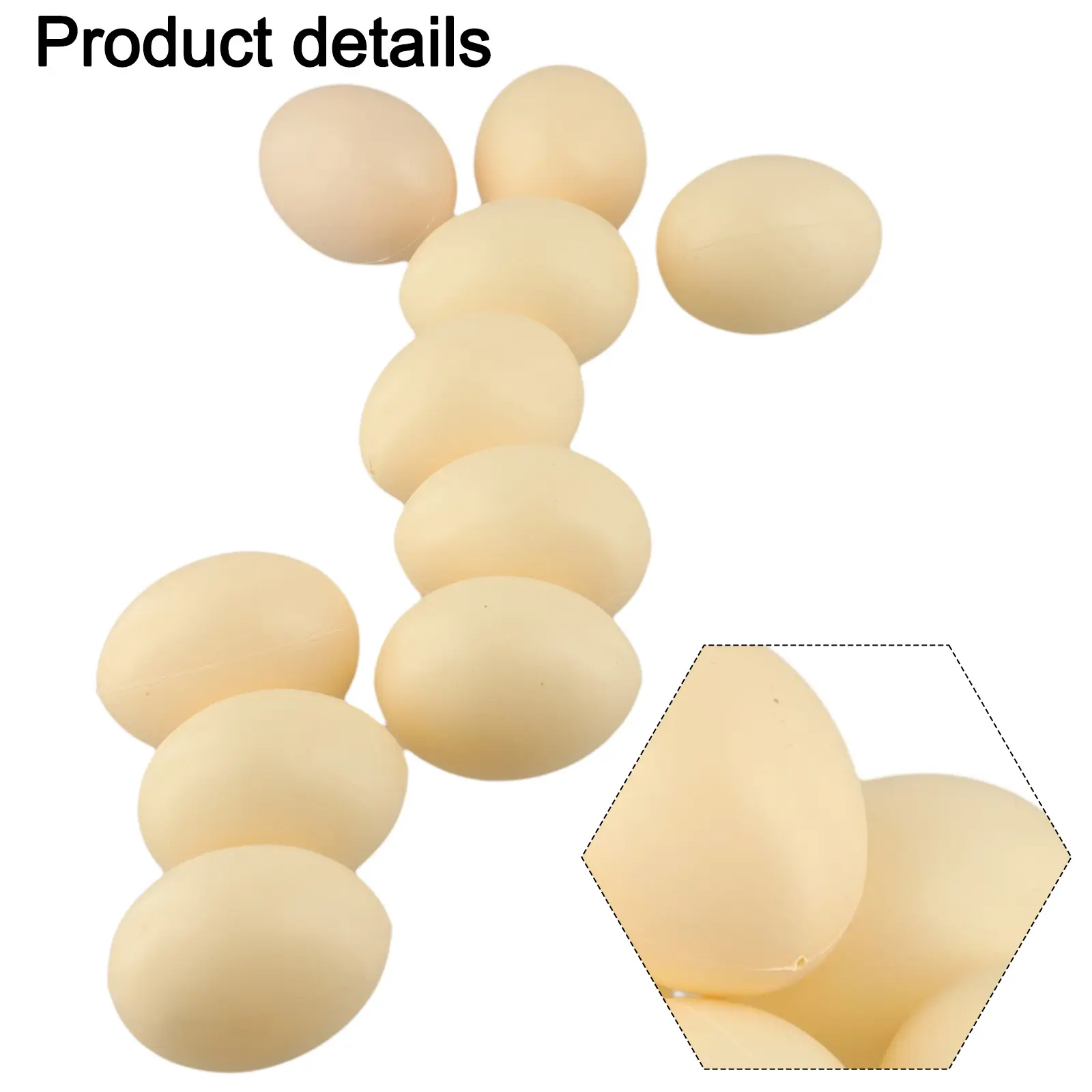 DIY Easter Projects Color As The Picture Shows Faux Chicken Eggs DIY Easter Eggs High Quality Plastic Store Displays