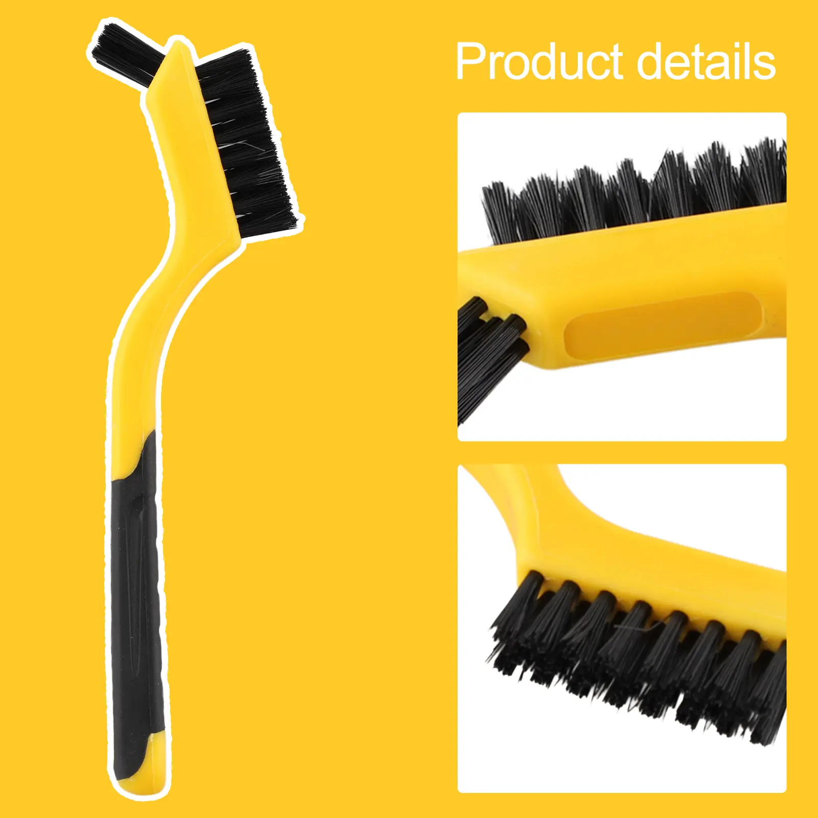 Mini Wire Brush for Rust and Paint Removal Brass Nylon & For Stainless Steel Brushes for Various Cleaning Tasks